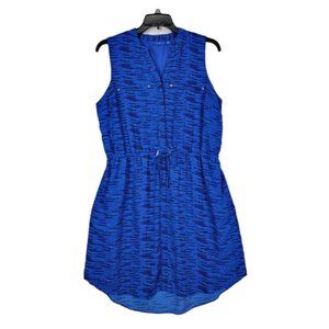 Apt.9 Women Blue Swing/Trapezed Stretch Sleeveless Formal Cocktail Dress Size XL